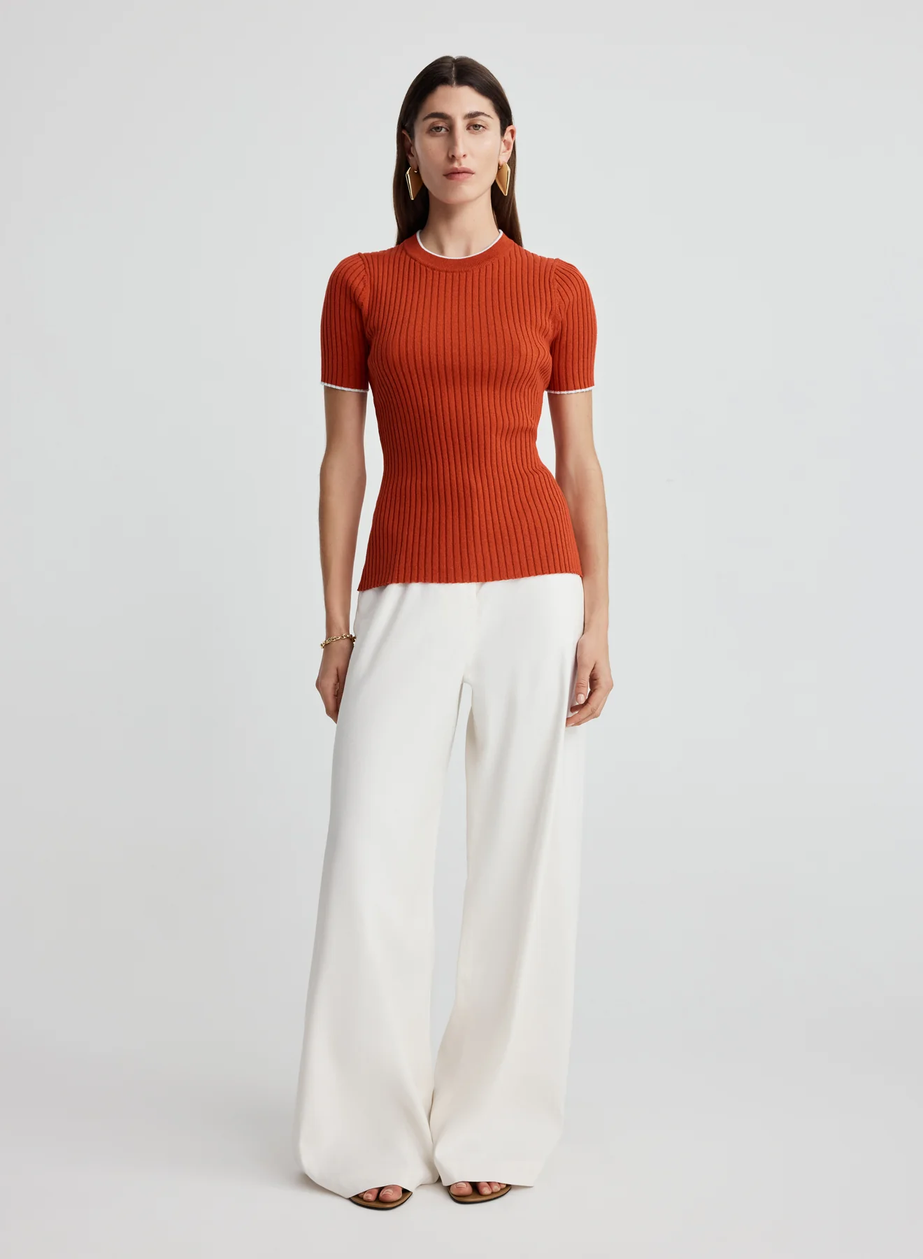 BEBE TOP (PERSIMMON/GLACIER)
